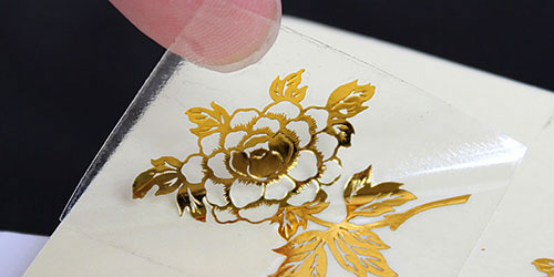 透明不干膠標簽定制印刷閃電發貨