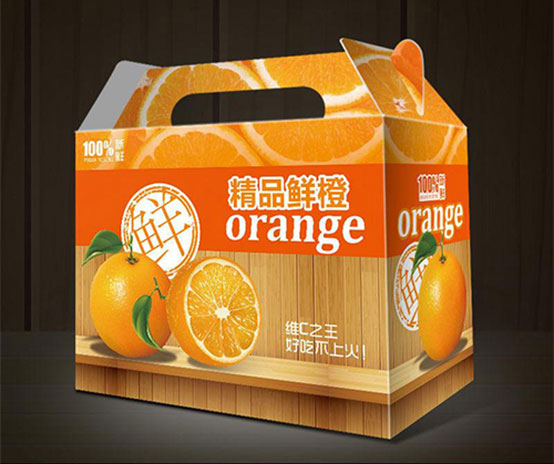 橙子彩箱包裝盒的材料是什么樣的？