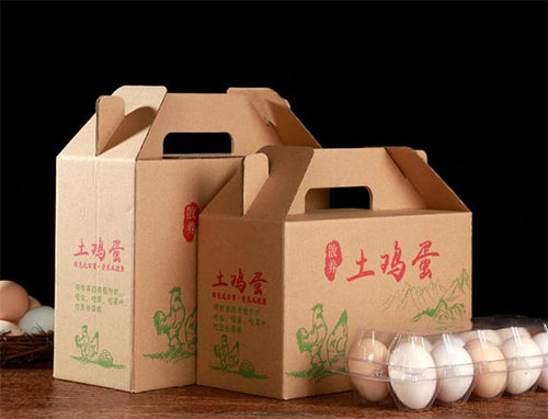 常州紙箱廠彩箱定做-牛皮紙雞蛋包裝盒