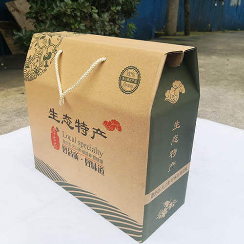 生態土特產牛皮紙盒